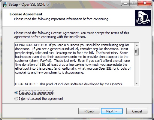 OPENSSL Windows. OPENSSL.