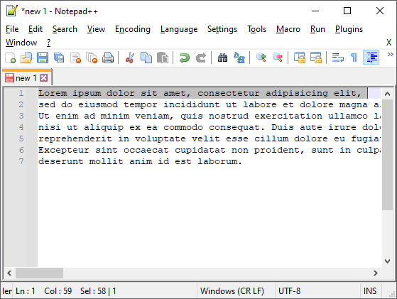 Notepad++ regular expression cheat sheet